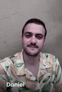 Portrait of tattoo artist Daniel from Names Tattoo Studio in Lisbon